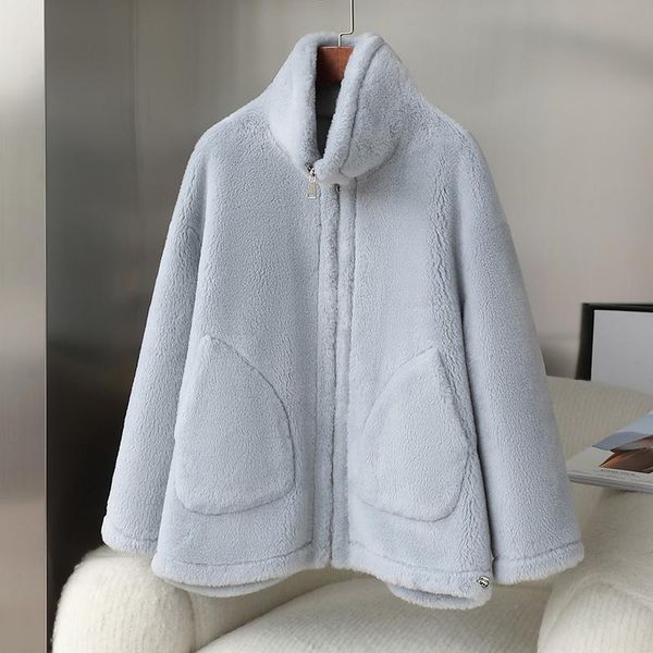 women's fur & faux women 2021 winter fashion clothes real sheep wool casual jacket coat female long sleeve genuine lambswool outerwear, Black
women's fur & faux women 2021 winter fashion clothes real sheep wool casual jacket coat female long sleeve genuine lambswool outerwear, Black