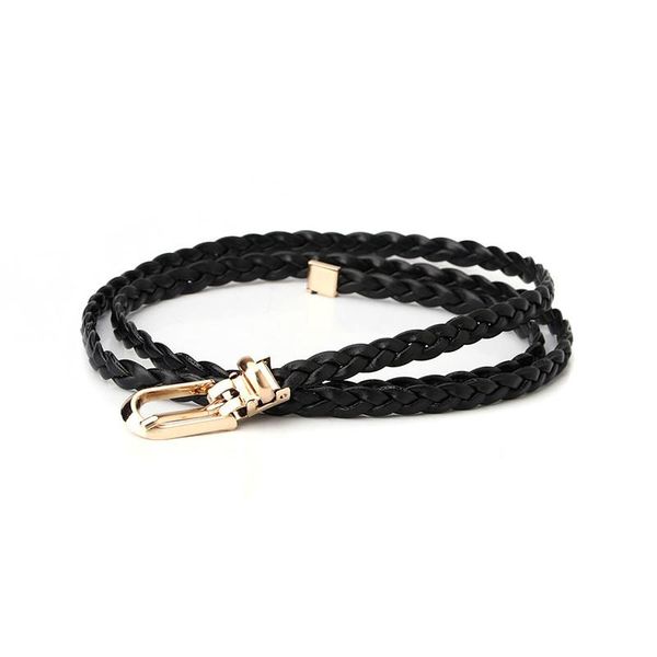 belts 2021 pu waistband women metal buckle 106*0.9cm ladies wild band female solid braided belt, Black;brown
belts 2021 pu waistband women metal buckle 106*0.9cm ladies wild band female solid braided belt, Black;brown