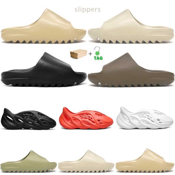 2021 kanye slippers men slides resin earth brown desert sand foam triple white black womens outdoor sandals zlh
2021 kanye slippers men slides resin earth brown desert sand foam triple white black womens outdoor sandals zlh