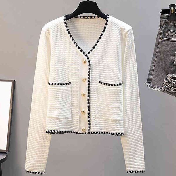 women's knits & tees v-neck print knitted cardigan women elegant vintage spring sweaters coat with pocket large size fashion short, White
women's knits & tees v-neck print knitted cardigan women elegant vintage spring sweaters coat with pocket large size fashion short, White