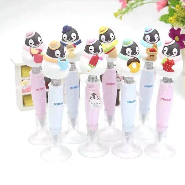 creative stationery cartoon penguin sucker spring crayon animal ballpoint pen doll, Blue;orange
creative stationery cartoon penguin sucker spring crayon animal ballpoint pen doll, Blue;orange