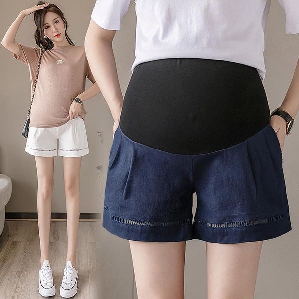 maternity bottoms 6055# leisure pants cotton and linen summer shorts elastic waist for pregnant women belly support, White
maternity bottoms 6055# leisure pants cotton and linen summer shorts elastic waist for pregnant women belly support, White