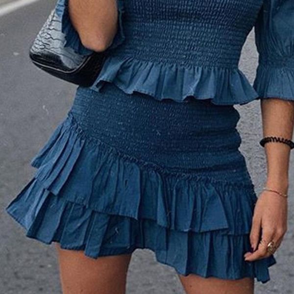 skirts stylish sweet draped mini skirt vintage elastic waist ruffled female 2021 casual faldas mujer, Black
skirts stylish sweet draped mini skirt vintage elastic waist ruffled female 2021 casual faldas mujer, Black