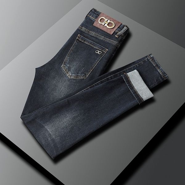 simple micro elastic men's slim fit jeans three-dimensional tailoring leggings 2021 autumn new, Blue
simple micro elastic men's slim fit jeans three-dimensional tailoring leggings 2021 autumn new, Blue