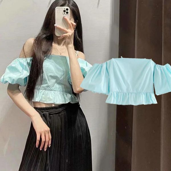 women's blouses & shirts maxdutti summer ins fashion shirt women blouse blogger spaghetti strapless blusas mujer de moda 2021 and, White
women's blouses & shirts maxdutti summer ins fashion shirt women blouse blogger spaghetti strapless blusas mujer de moda 2021 and, White
