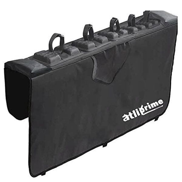 tailgate protection pad with bike fixing straps for trunk 2 tool pockets car & truck racks
tailgate protection pad with bike fixing straps for trunk 2 tool pockets car & truck racks