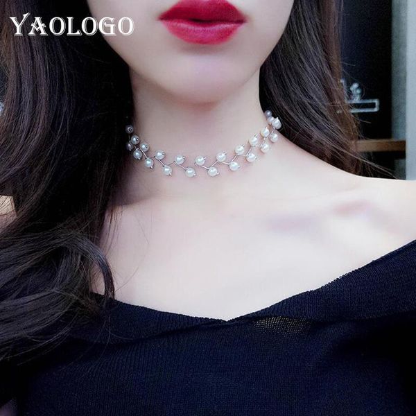 chokers yaologe trendy elegance statement necklace charm simulated pearl bead choker for women kolye collier femme 2021 n97, Golden;silver
chokers yaologe trendy elegance statement necklace charm simulated pearl bead choker for women kolye collier femme 2021 n97, Golden;silver