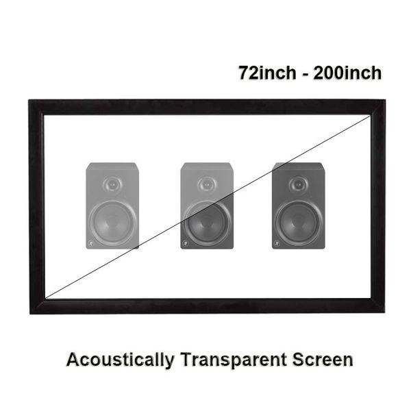 projection screens 170 inch 16:9 sound acoustic transparent projector screen weave perforated with aluminum alloy flocking fixed frame
projection screens 170 inch 16:9 sound acoustic transparent projector screen weave perforated with aluminum alloy flocking fixed frame