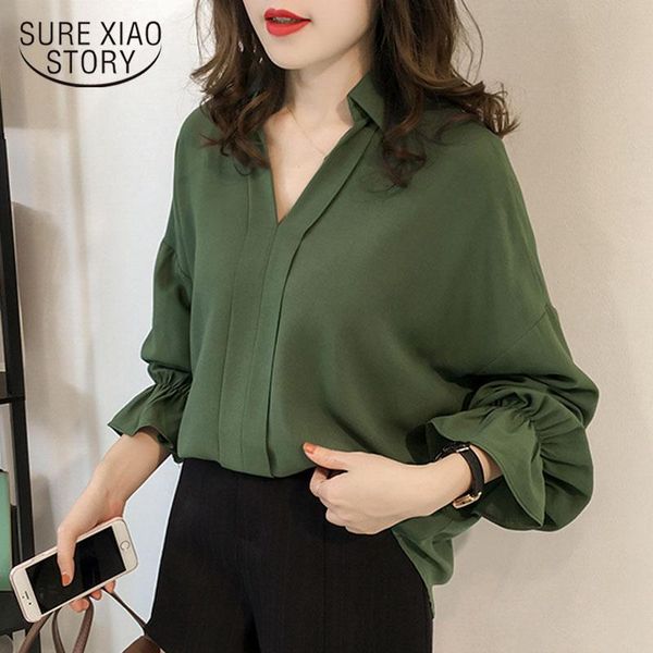 spring 4xl plus size long sleeve shirt solid wild bottom shirts korean loose thin trumpet sleeves blouse women 9359 50 women's blouses, White
spring 4xl plus size long sleeve shirt solid wild bottom shirts korean loose thin trumpet sleeves blouse women 9359 50 women's blouses, White