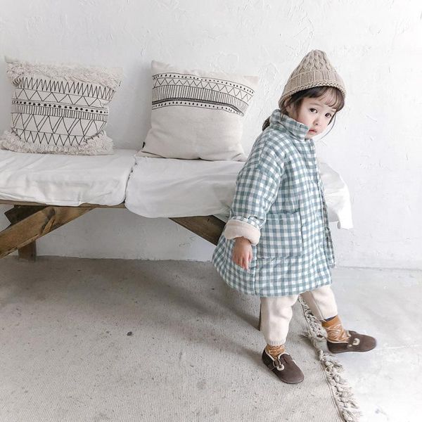 winter baby children thickened flannelette plaid cotton coat boys and girls soft padded, Blue;gray
winter baby children thickened flannelette plaid cotton coat boys and girls soft padded, Blue;gray