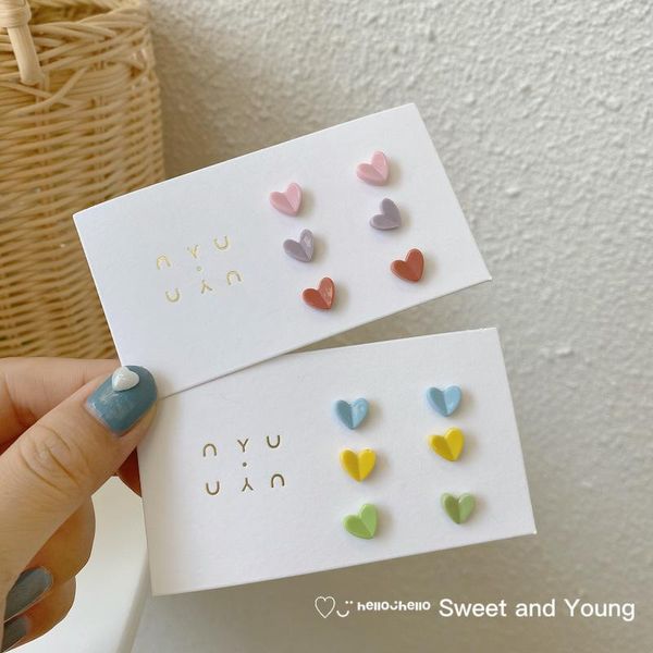 stud 6 colors colorful ceramic earrings summer sweet fairy stereo love set mini cute earring party jewerly, Golden;silver
stud 6 colors colorful ceramic earrings summer sweet fairy stereo love set mini cute earring party jewerly, Golden;silver