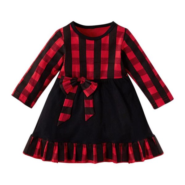 girl's dresses fashion kids baby bowknot dress girls breathable plaid printing splicing long sleeve ruffled round collar bow sweet, Red;yellow
girl's dresses fashion kids baby bowknot dress girls breathable plaid printing splicing long sleeve ruffled round collar bow sweet, Red;yellow
