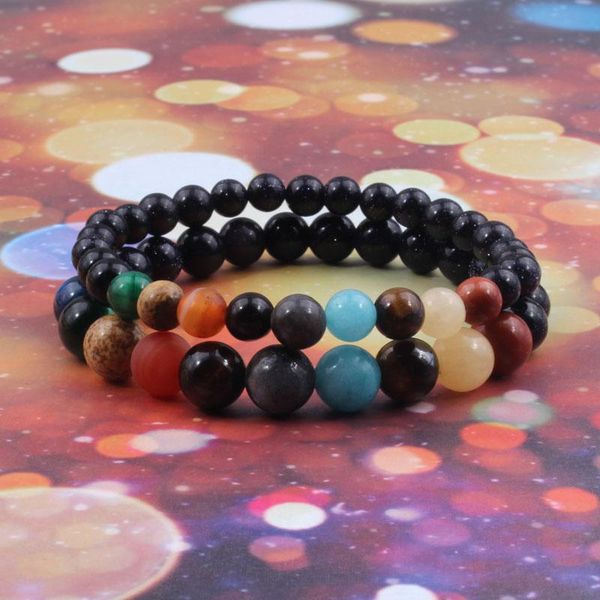 beaded, strands solar system bracelet natural stone beads bracelets universe galaxy eight planetary yoga wristbands for men women jewelry, Black
beaded, strands solar system bracelet natural stone beads bracelets universe galaxy eight planetary yoga wristbands for men women jewelry, Black
