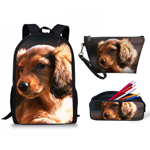 backpack women schoolbags sets 3 pcs children school bag for girl boy kawaii dachshund printed man zipper bags drop
backpack women schoolbags sets 3 pcs children school bag for girl boy kawaii dachshund printed man zipper bags drop