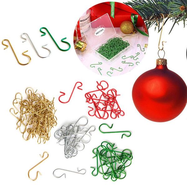 hooks & rails 50pcs christmas ornament s-shaped xmas tree ball pendant hanging decoration holders for home party navidad year decor
hooks & rails 50pcs christmas ornament s-shaped xmas tree ball pendant hanging decoration holders for home party navidad year decor