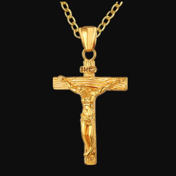 designer necklace luxury jewelry paragraph fashion necklace cross pendant necklace jesus gold men's stainless steel chains christian je, Silver
designer necklace luxury jewelry paragraph fashion necklace cross pendant necklace jesus gold men's stainless steel chains christian je, Silver