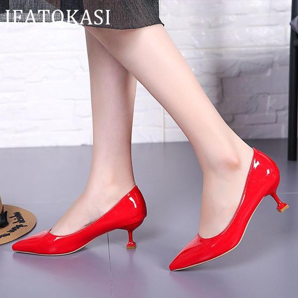 dress shoes women high heels spring pointed thin heel colorful woman's pumps breathable fashion brand female working 2021 style, Black
dress shoes women high heels spring pointed thin heel colorful woman's pumps breathable fashion brand female working 2021 style, Black