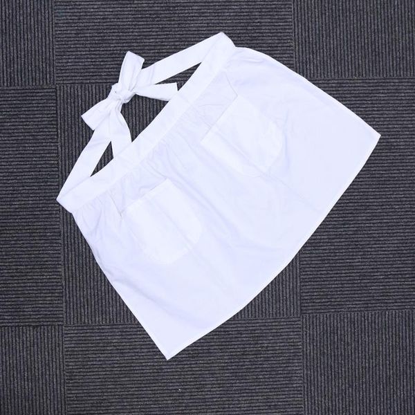 cotton waist apron short half with pockets for housewife maid waitress servant (white) aprons
cotton waist apron short half with pockets for housewife maid waitress servant (white) aprons