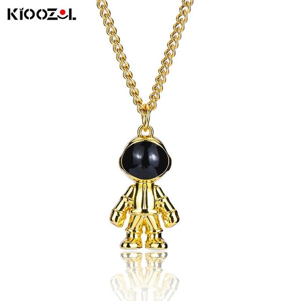pendant necklaces kioozol steampunk golden astronaut stainless steel necklace for men fashion cool jewelry 299 ko8, Silver
pendant necklaces kioozol steampunk golden astronaut stainless steel necklace for men fashion cool jewelry 299 ko8, Silver