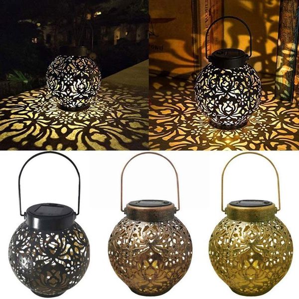 solar lamps retro led lights outdoor garden hanging sunlight powered courtyard hollow lamp lantern waterproof c0h0
solar lamps retro led lights outdoor garden hanging sunlight powered courtyard hollow lamp lantern waterproof c0h0