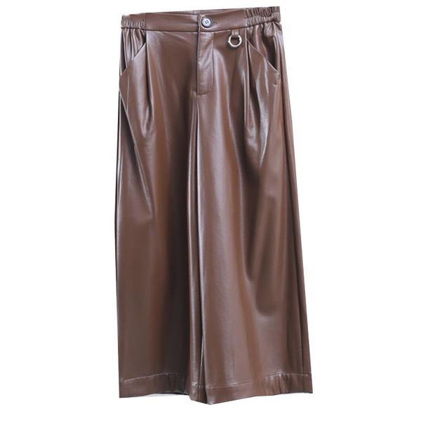 women's pants & capris dark grown pu leatehr female ins celebrity star with the same paragraph straight wide leg leather f1623, Black;white
women's pants & capris dark grown pu leatehr female ins celebrity star with the same paragraph straight wide leg leather f1623, Black;white