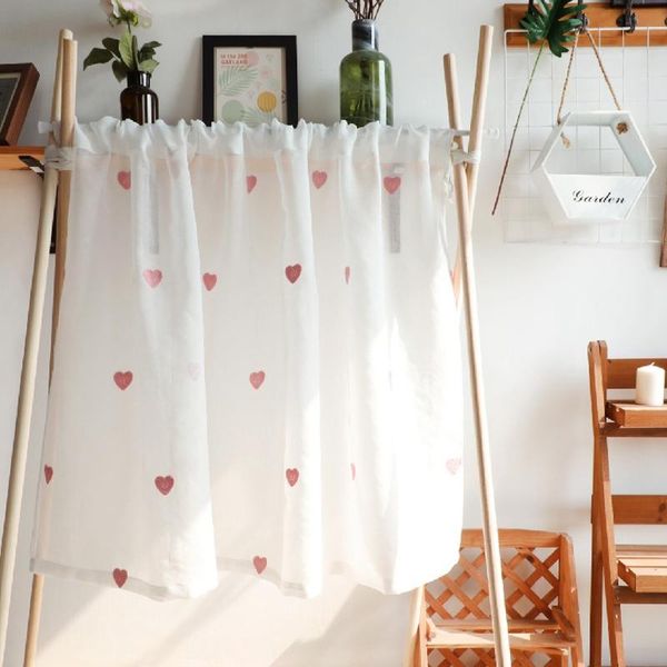 curtain & drapes 1 pcs rod pocket pink heart short voile for kitchen lovely embroidered half-curtain girls bedroom coffee
curtain & drapes 1 pcs rod pocket pink heart short voile for kitchen lovely embroidered half-curtain girls bedroom coffee