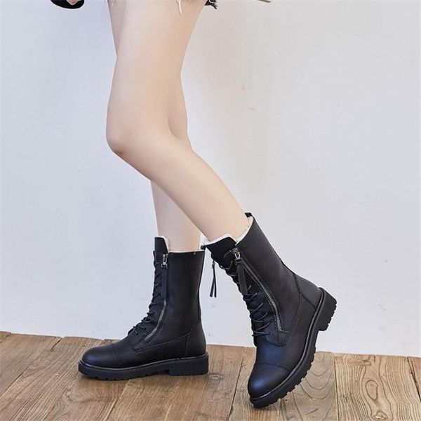 boots plush warm motorcycle fashion leather women's short winter waterproof snow, Black
boots plush warm motorcycle fashion leather women's short winter waterproof snow, Black