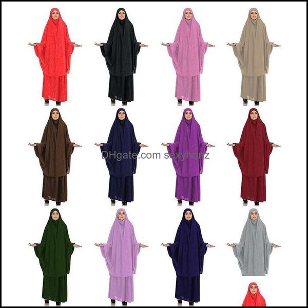 ethnic clothing apparel muslim burqa abaya women hijab dresses prayer garment 2 peices sets burka niqab long khimar kaftan robe jilbab islam, Red
ethnic clothing apparel muslim burqa abaya women hijab dresses prayer garment 2 peices sets burka niqab long khimar kaftan robe jilbab islam, Red
