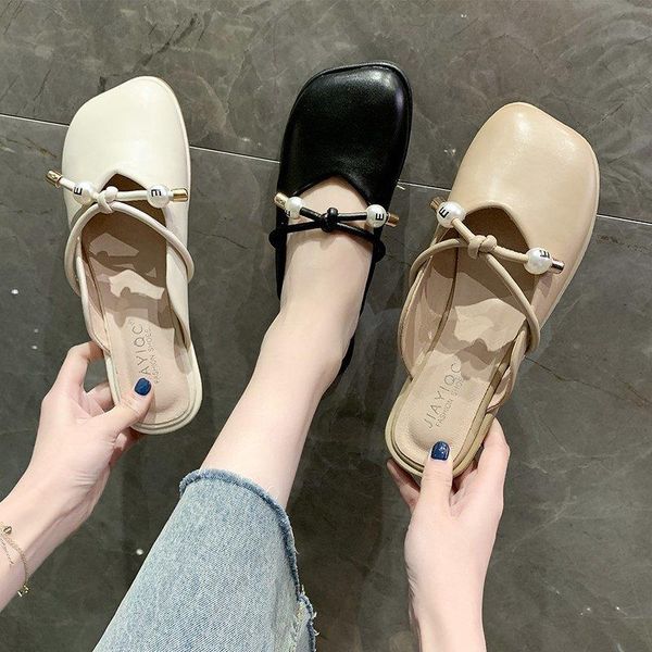 square toe low slippers women summer female shoes slides butterfly-knot 2021 flat cover soft concise pu basic lac, Black
square toe low slippers women summer female shoes slides butterfly-knot 2021 flat cover soft concise pu basic lac, Black