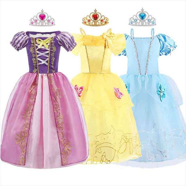 rapunzel dress for girls cinderella belle dress up fantasy children birthday party princess costume kids halloween clothes, Red;yellow
rapunzel dress for girls cinderella belle dress up fantasy children birthday party princess costume kids halloween clothes, Red;yellow