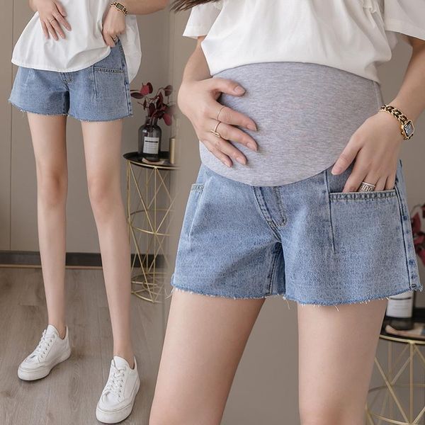 maternity bottoms denim shorts thin bottoming summer fashion outer wear belly lift pants, White
maternity bottoms denim shorts thin bottoming summer fashion outer wear belly lift pants, White