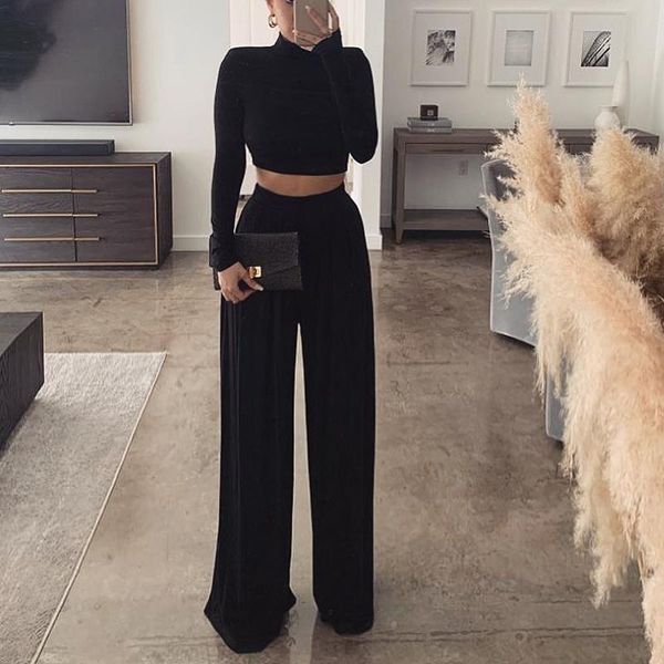 asia two piece pants set long sleeve bodycon crop loose high waist wide leg fall casual suit joggers women women's, White
asia two piece pants set long sleeve bodycon crop loose high waist wide leg fall casual suit joggers women women's, White
