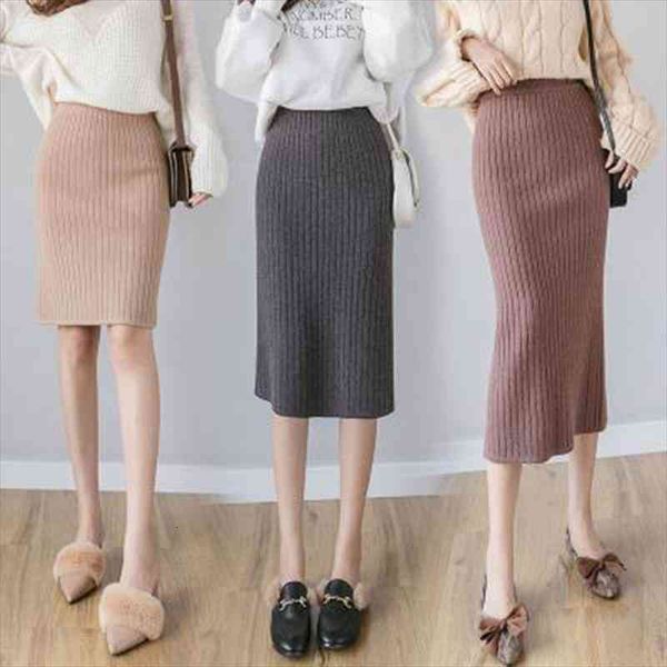 autumn winter all-match knitted mid-calf womens skirts amp knee-length office warm black pencil
autumn winter all-match knitted mid-calf womens skirts amp knee-length office warm black pencil