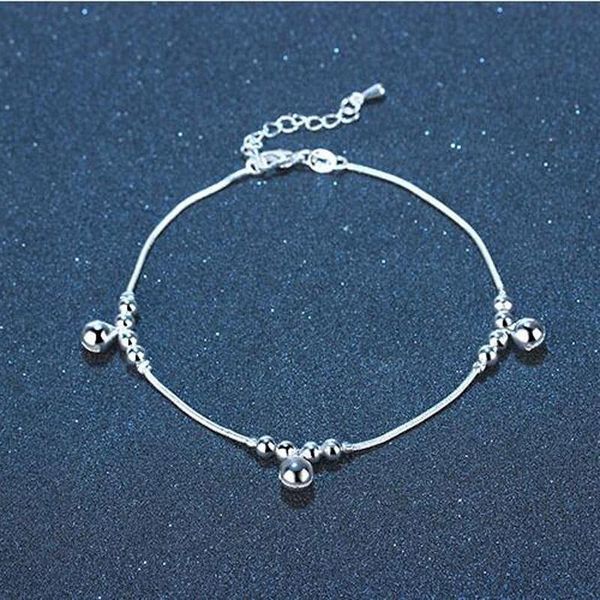 anklets fashion 925 silver chain for women party bead bell ankle bracelet foot jewelry girl gifts, Red;blue
anklets fashion 925 silver chain for women party bead bell ankle bracelet foot jewelry girl gifts, Red;blue