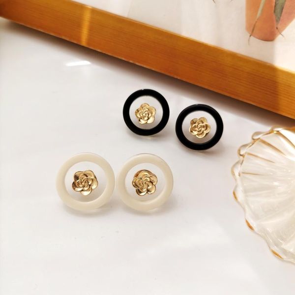 stud bilandi s925 needle sweet jewelry flower earrings vintage temperament white black for girl lady gifts, Golden;silver
stud bilandi s925 needle sweet jewelry flower earrings vintage temperament white black for girl lady gifts, Golden;silver