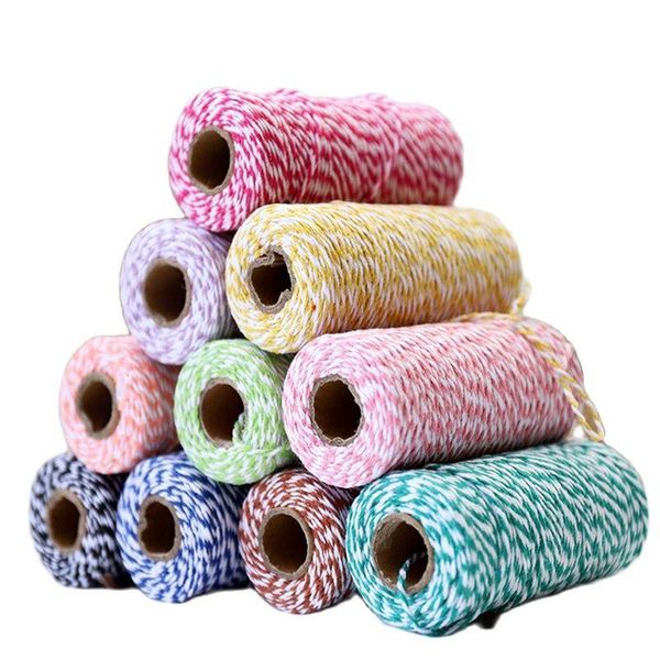 yarn 1.5mm two-color cotton rope diy hand-woven tag 100m/roll handmade thread material for home decoration, Black;white
yarn 1.5mm two-color cotton rope diy hand-woven tag 100m/roll handmade thread material for home decoration, Black;white