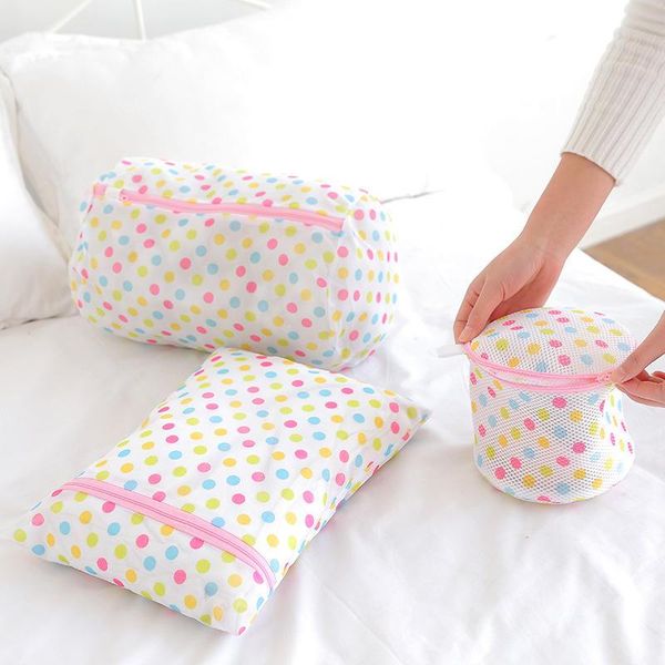 nylon washer laundry bag bra clothes underwear thicken mesh dots with zipper machine wash protective care home bags
nylon washer laundry bag bra clothes underwear thicken mesh dots with zipper machine wash protective care home bags
