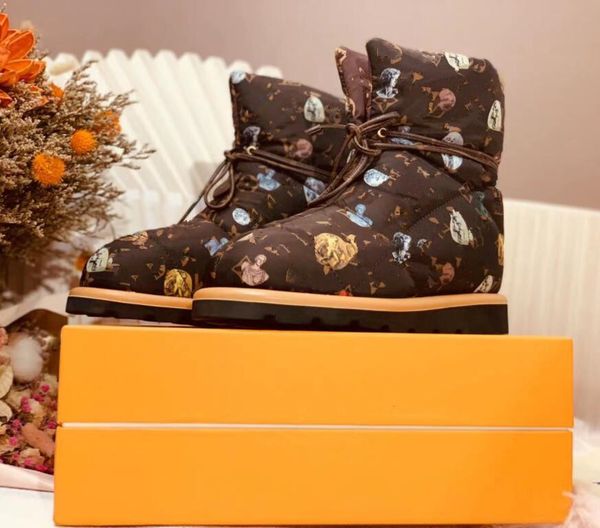 2022 women design pillow comfort ankle boots lady fashion soft down flat shoes waterproof nylon upper winter snowfield boot size eur 35-41, Black
2022 women design pillow comfort ankle boots lady fashion soft down flat shoes waterproof nylon upper winter snowfield boot size eur 35-41, Black