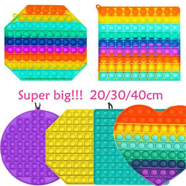 20/30/40cm super big size push bubble fidget toys autism needs squishy stress reliever rainbow kid funny anti-stress fidget
20/30/40cm super big size push bubble fidget toys autism needs squishy stress reliever rainbow kid funny anti-stress fidget