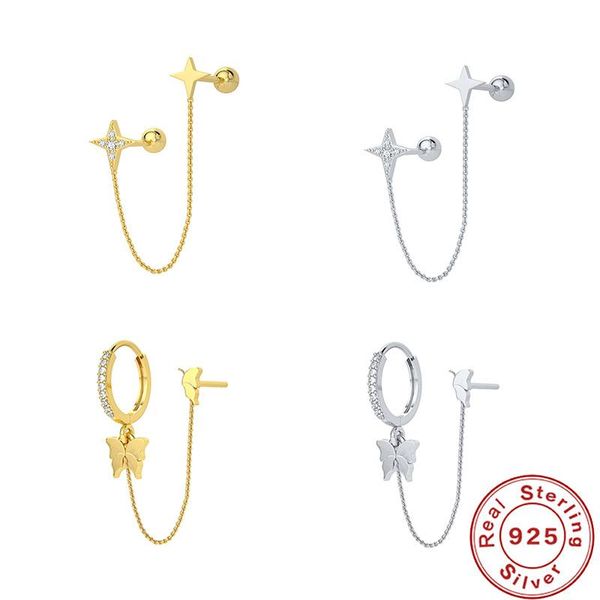 stud canner simple pendientes four-pointed star butterfly earrings for women real 925 sterling silver piercing jewelry, Golden;silver
stud canner simple pendientes four-pointed star butterfly earrings for women real 925 sterling silver piercing jewelry, Golden;silver
