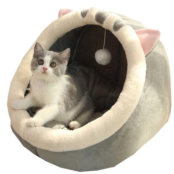 cat beds & furniture pet litter kennel semi-closed plus velvet warm autumn winter house bed product acessories
cat beds & furniture pet litter kennel semi-closed plus velvet warm autumn winter house bed product acessories