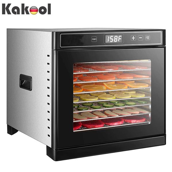 food dehydrator digital timer temperature control keep warm function jerky, herb, meat, beef, fruit vegetable 6 trays stainless steel dryer
food dehydrator digital timer temperature control keep warm function jerky, herb, meat, beef, fruit vegetable 6 trays stainless steel dryer
