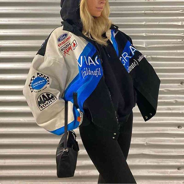 women's jackets autumn bomber racer jacket varsity hiphop college streetwear female winter coats print baseball women couple, Black;brown
women's jackets autumn bomber racer jacket varsity hiphop college streetwear female winter coats print baseball women couple, Black;brown