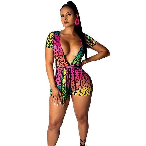 women's jumpsuits & rompers deep v neck short sleeve above knee playsuit fashion printed casual fit slim overall with sash women romper, Black;white
women's jumpsuits & rompers deep v neck short sleeve above knee playsuit fashion printed casual fit slim overall with sash women romper, Black;white