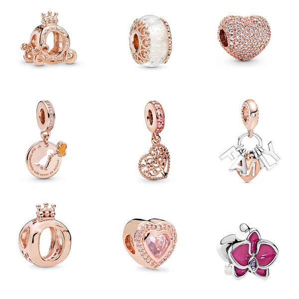 s925 sterling silver rose gold crown leaves beads charms adapting original pandora charms bracelets for women fashion jewelry, Bronze;silver 
s925 sterling silver rose gold crown leaves beads charms adapting original pandora charms bracelets for women fashion jewelry, Bronze;silver
