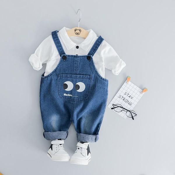 clothing sets hylkidhuose toddler infant clothes spring baby girls boys casual kids children stripe lapel t shirt bib pants, White
clothing sets hylkidhuose toddler infant clothes spring baby girls boys casual kids children stripe lapel t shirt bib pants, White