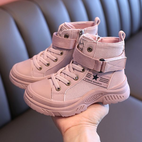 child hiking boots 2021 fall kids walking lace-up ankle boots pink bla khaki boy girl spring autumn shoes size 27-37, Black;red
child hiking boots 2021 fall kids walking lace-up ankle boots pink bla khaki boy girl spring autumn shoes size 27-37, Black;red