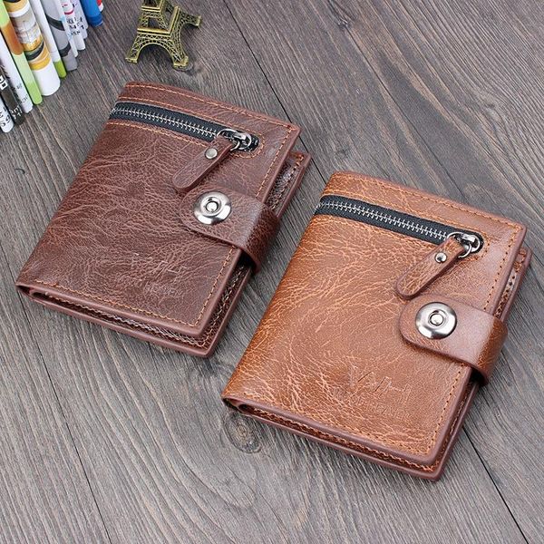 man vintage wallet men 2021 leather zipper hasp coin purse short male money bag billeteras para hombre wallets, Red;black
man vintage wallet men 2021 leather zipper hasp coin purse short male money bag billeteras para hombre wallets, Red;black