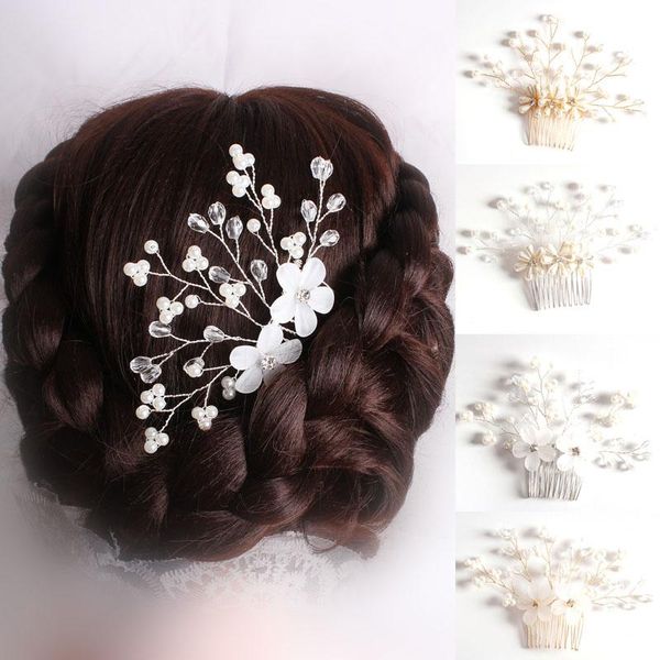 hair clips & barrettes fashion wedding jewelry for women bride combs pearl crystal pins rhinestone tiara bridal accessories mujer, Golden;silver
hair clips & barrettes fashion wedding jewelry for women bride combs pearl crystal pins rhinestone tiara bridal accessories mujer, Golden;silver