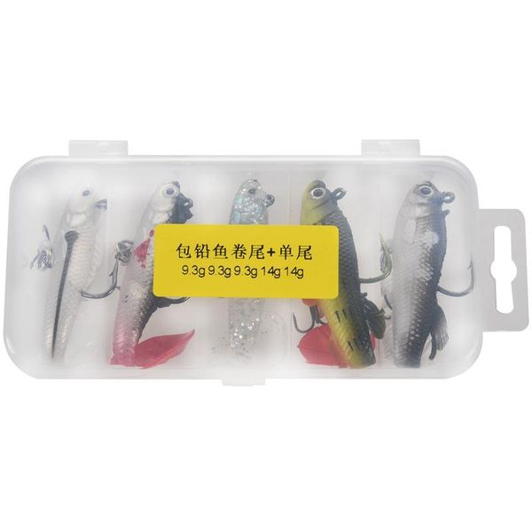 aquariums fishing lure multicolor pack lead fish soft bait 5 roll tail set tackle accessories
aquariums fishing lure multicolor pack lead fish soft bait 5 roll tail set tackle accessories
